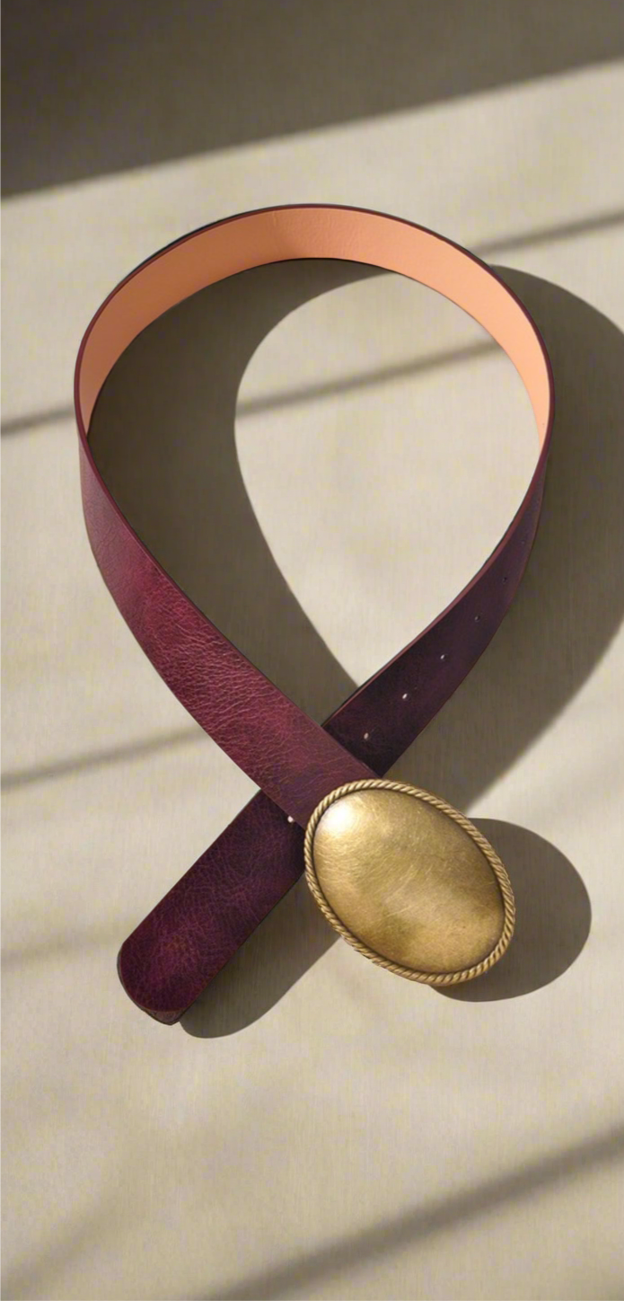 Plate Buckle Belt