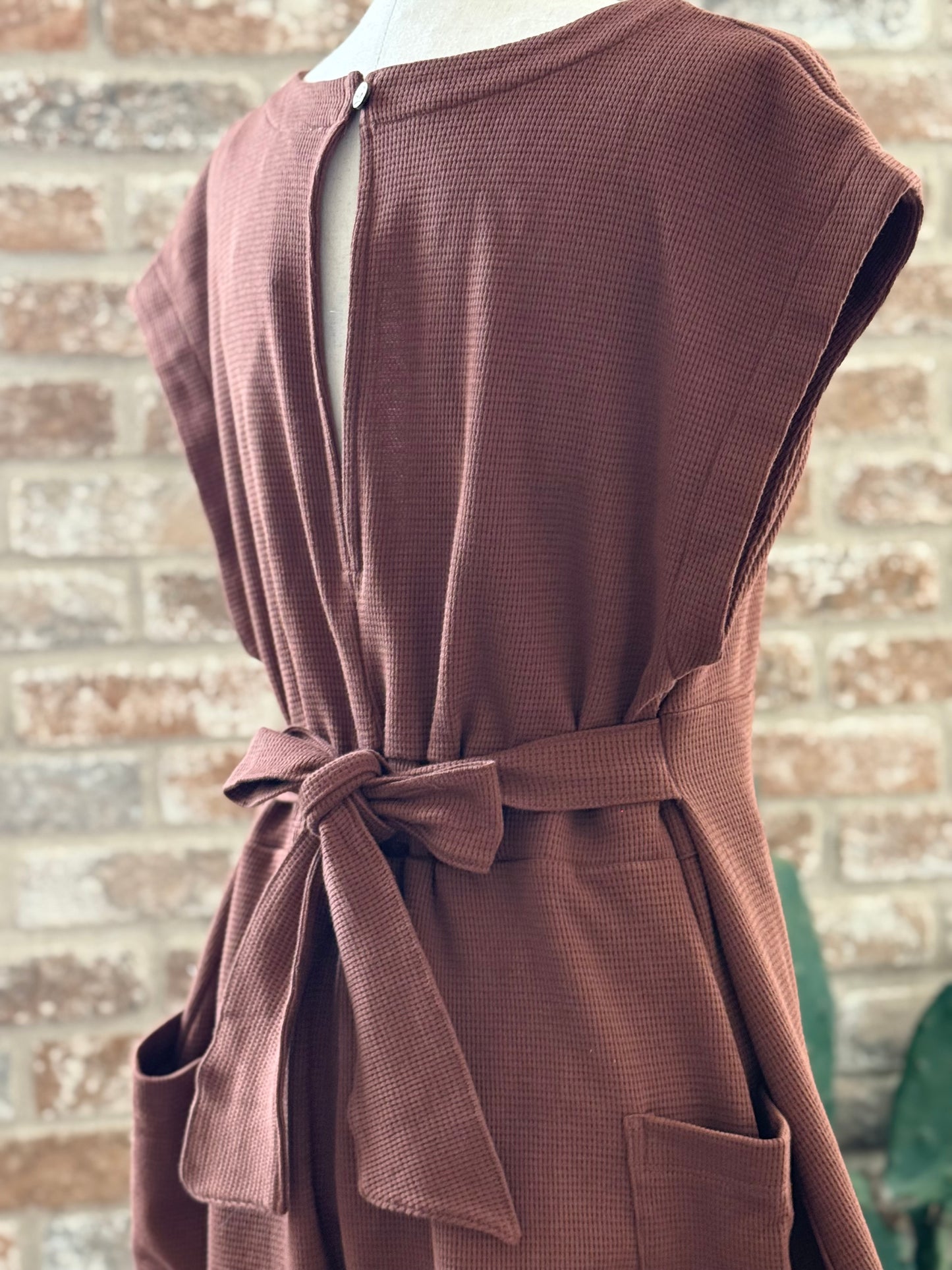 The Waffle Knit Romper