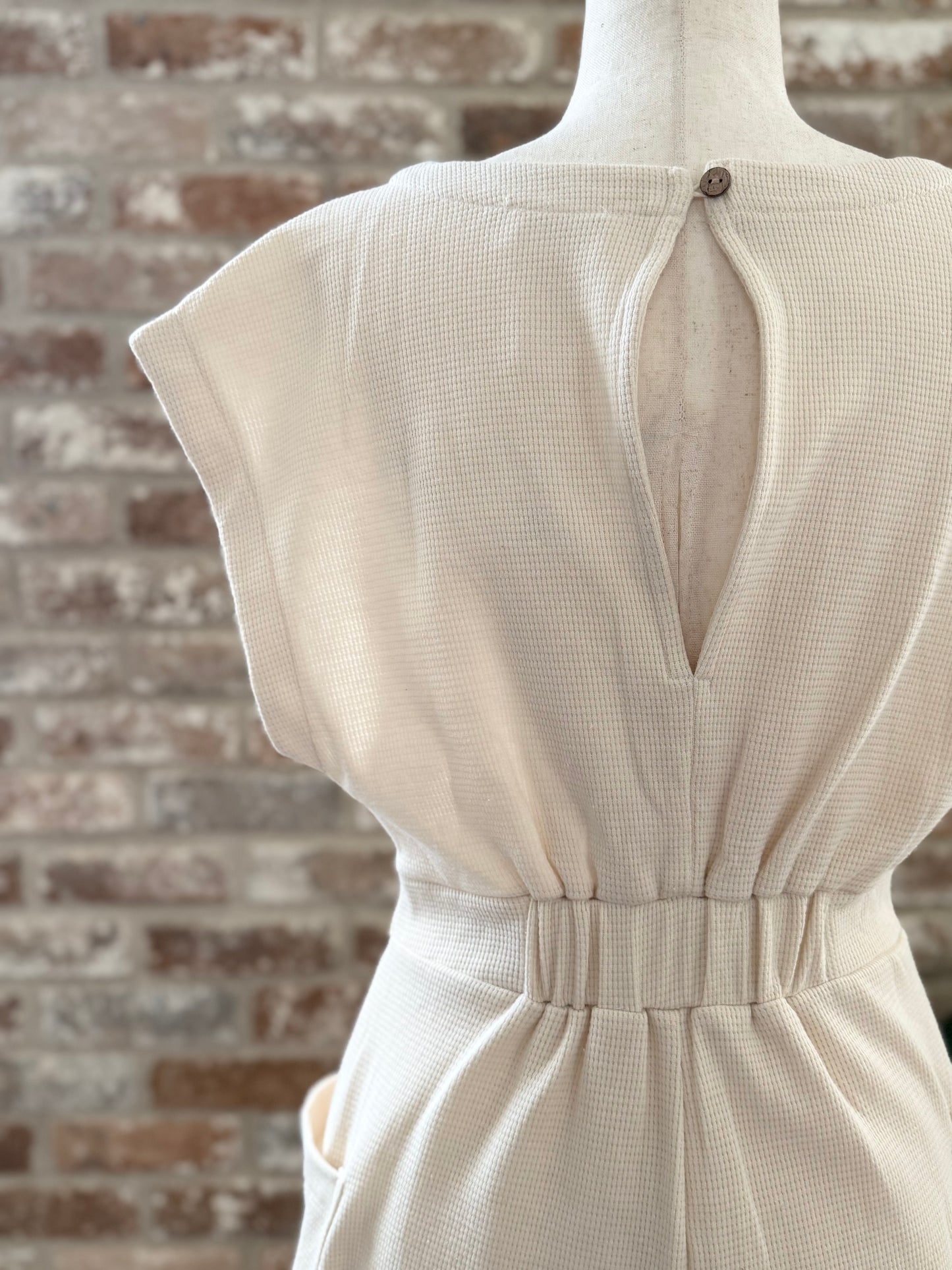 The Waffle Knit Romper