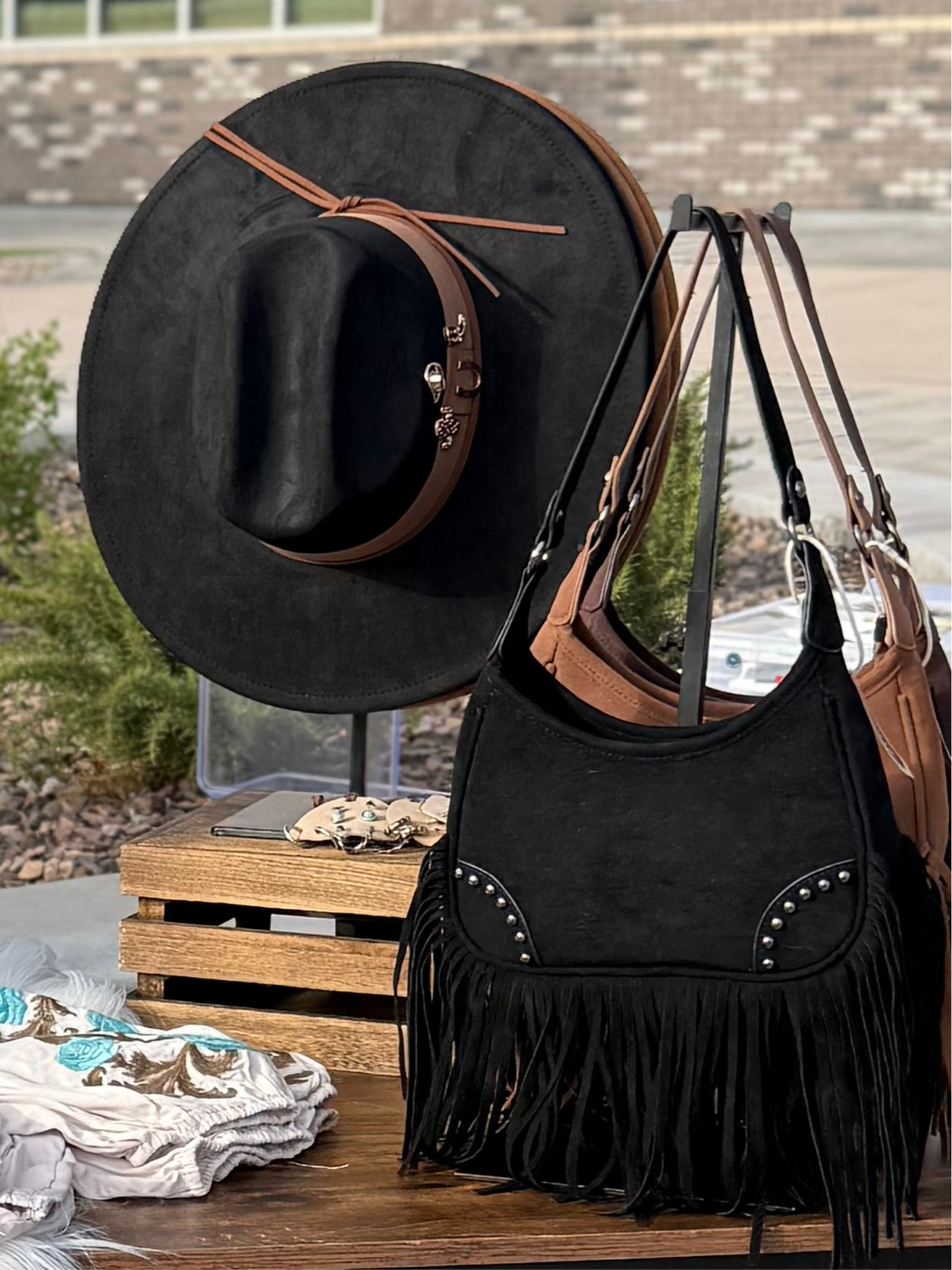 The Fringed Studded Mini