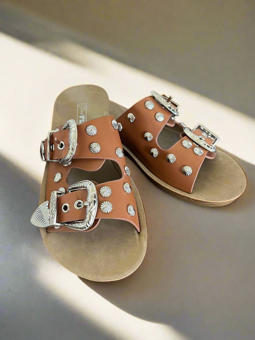 The Rowdy Double Buckle Slide