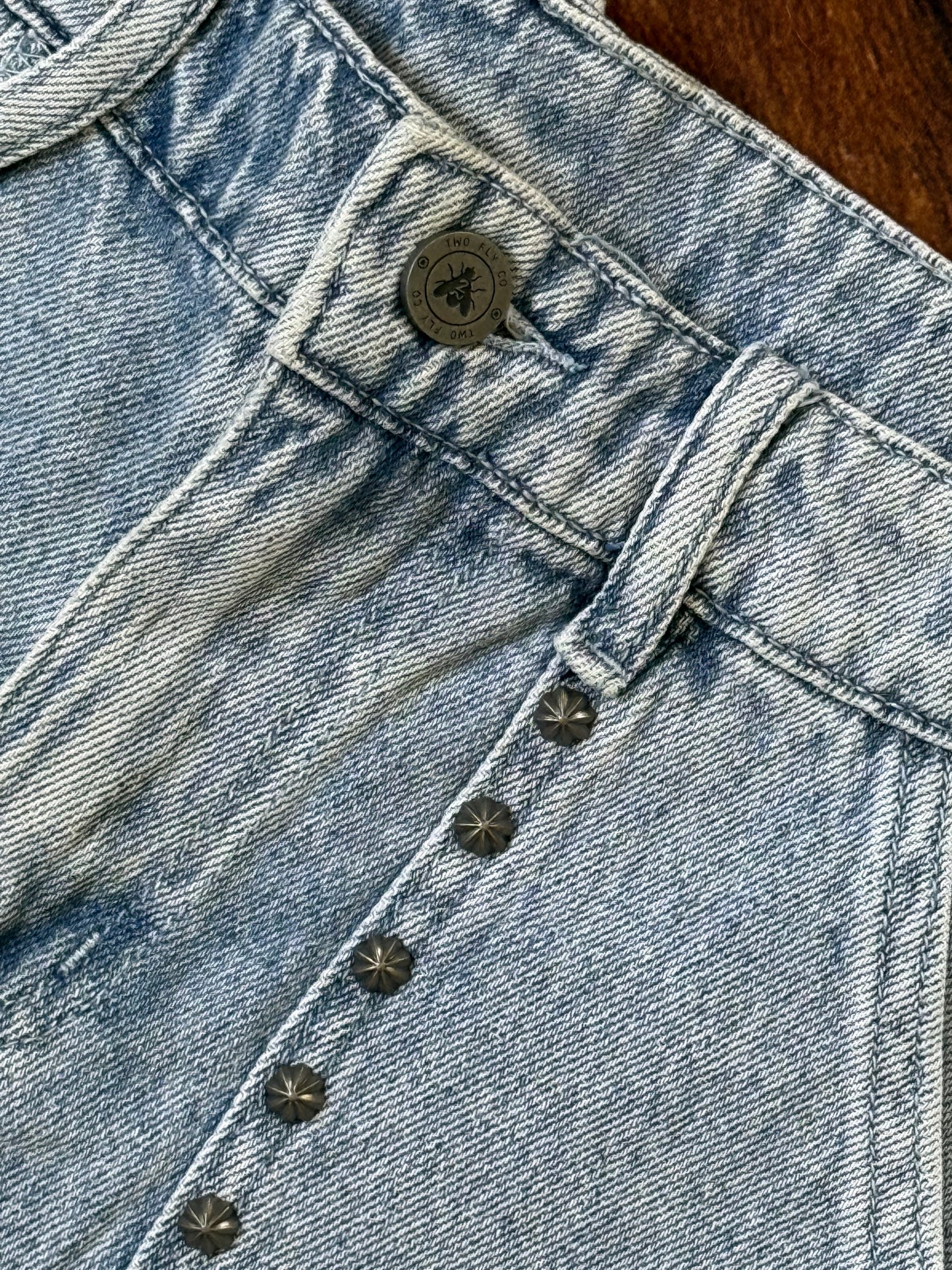Wild Thang! Studded Shorts