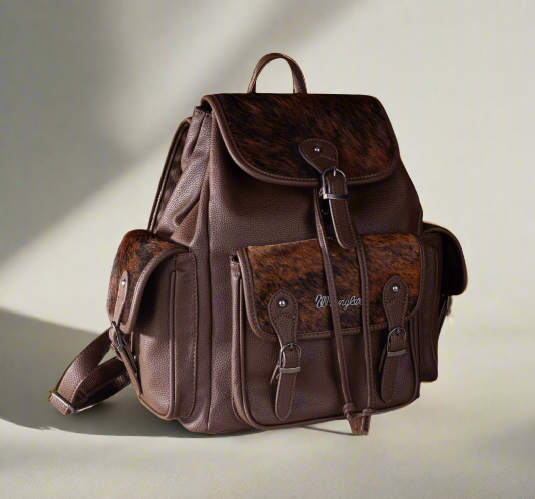Cowhide backpack