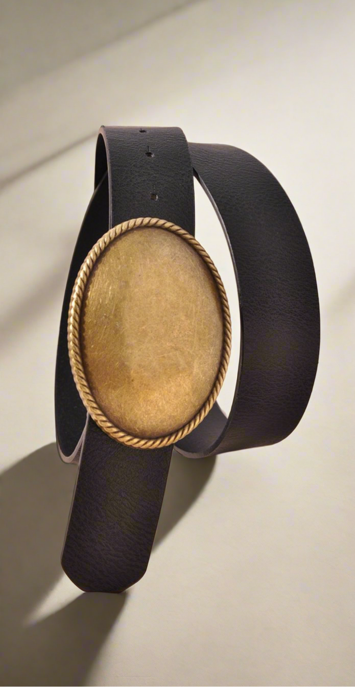 Plate Buckle Belt