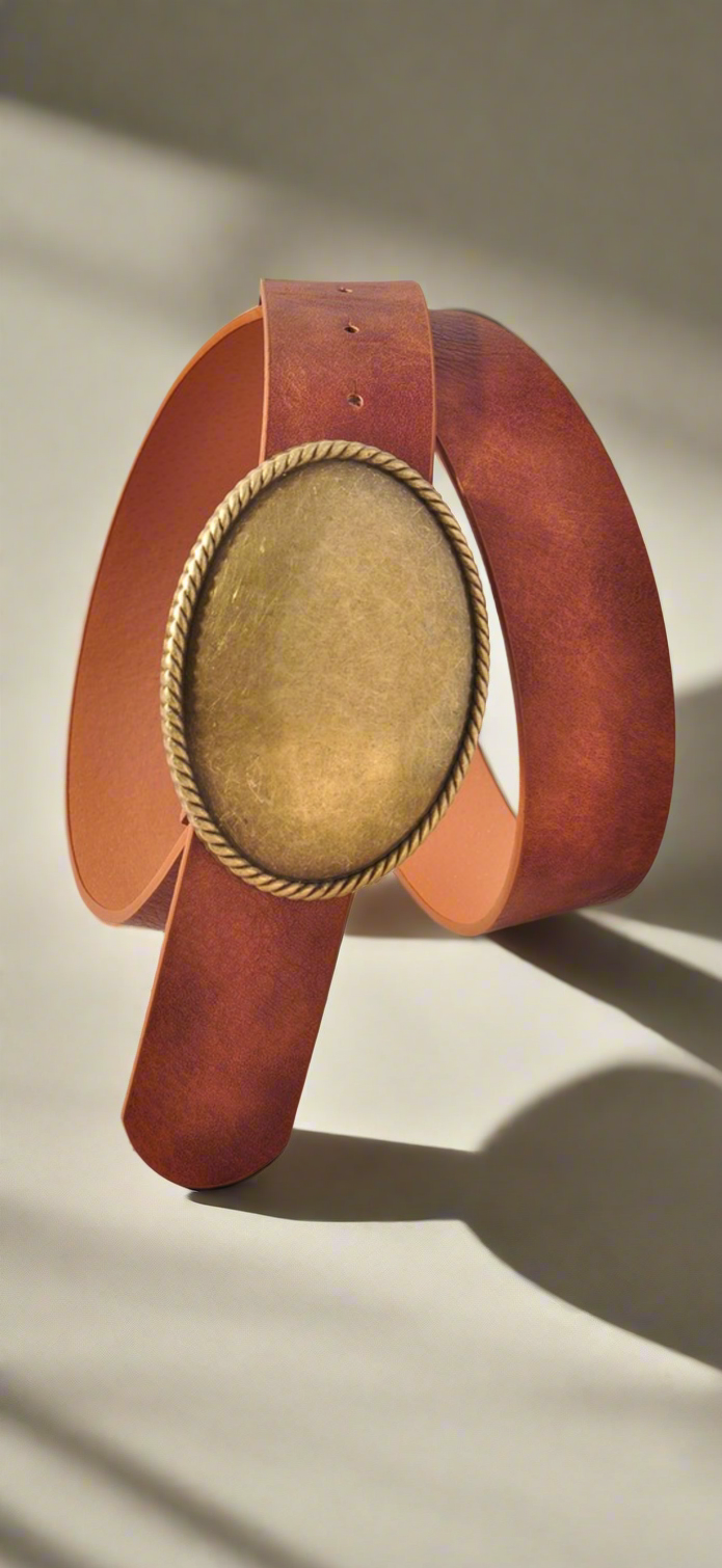 Plate Buckle Belt
