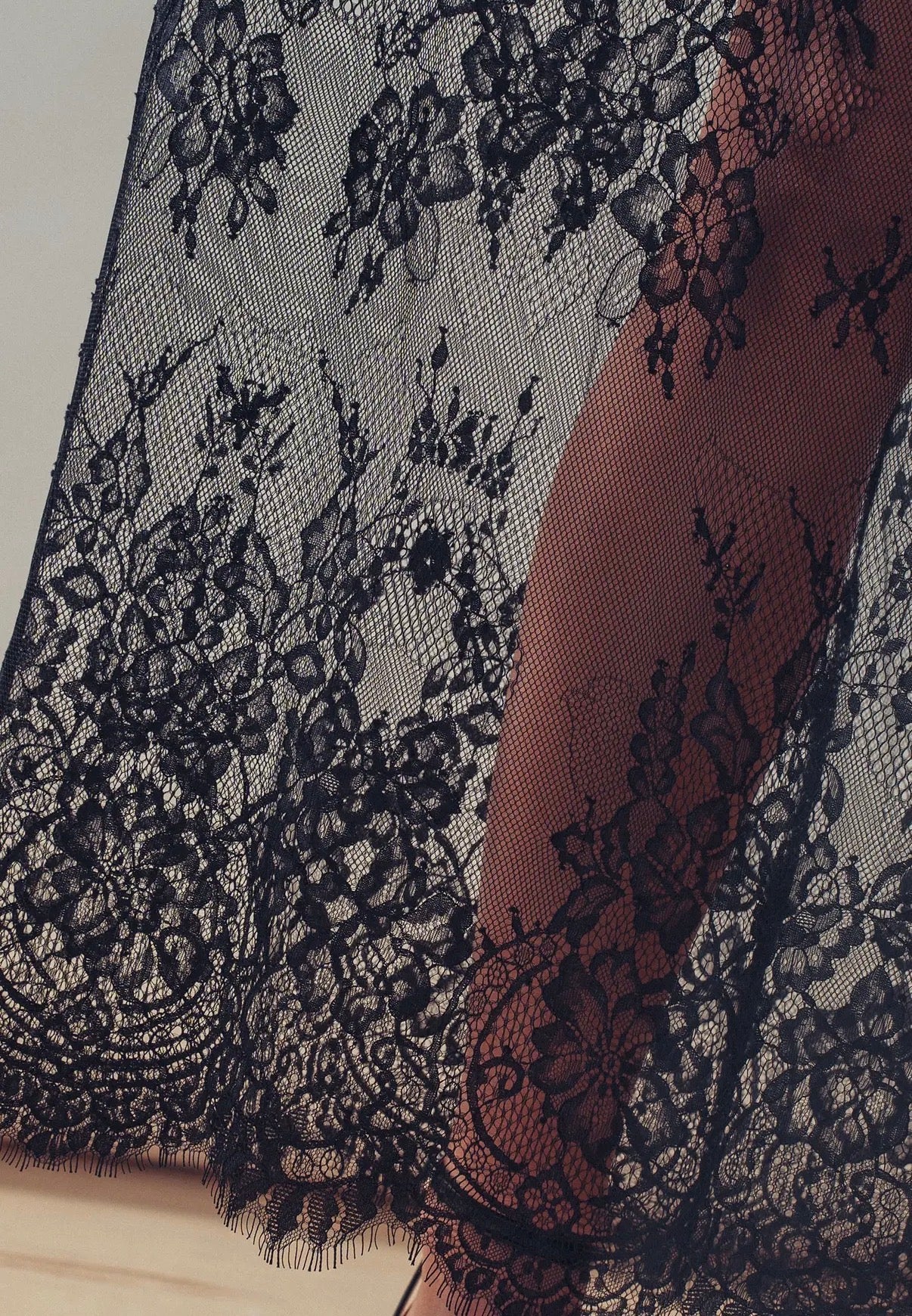 The Lace T-Shirt Maxi Dress
