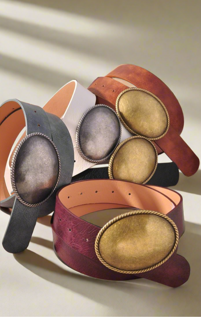 Plate Buckle Belt