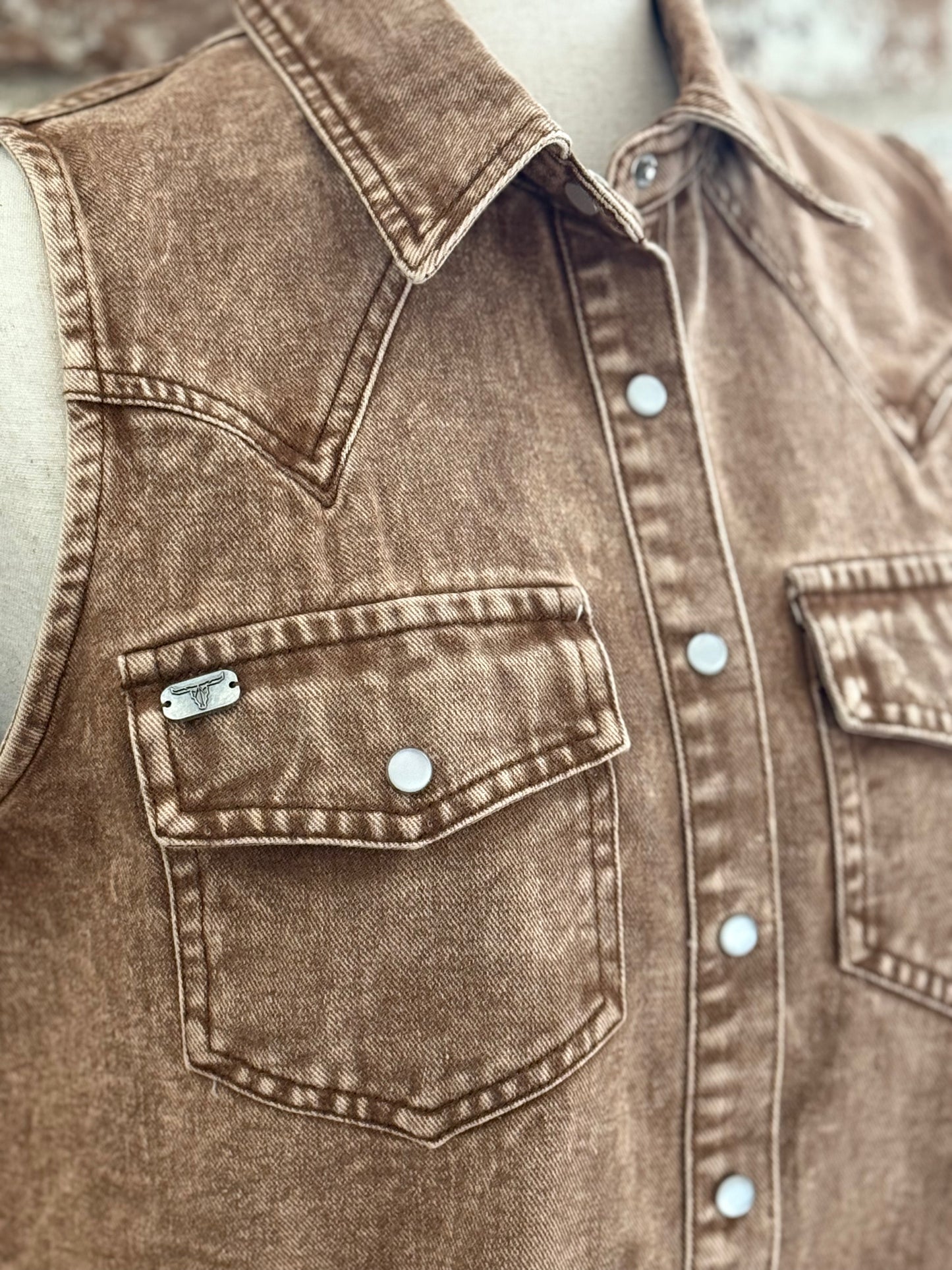 The Gena Mineral Wash Top
