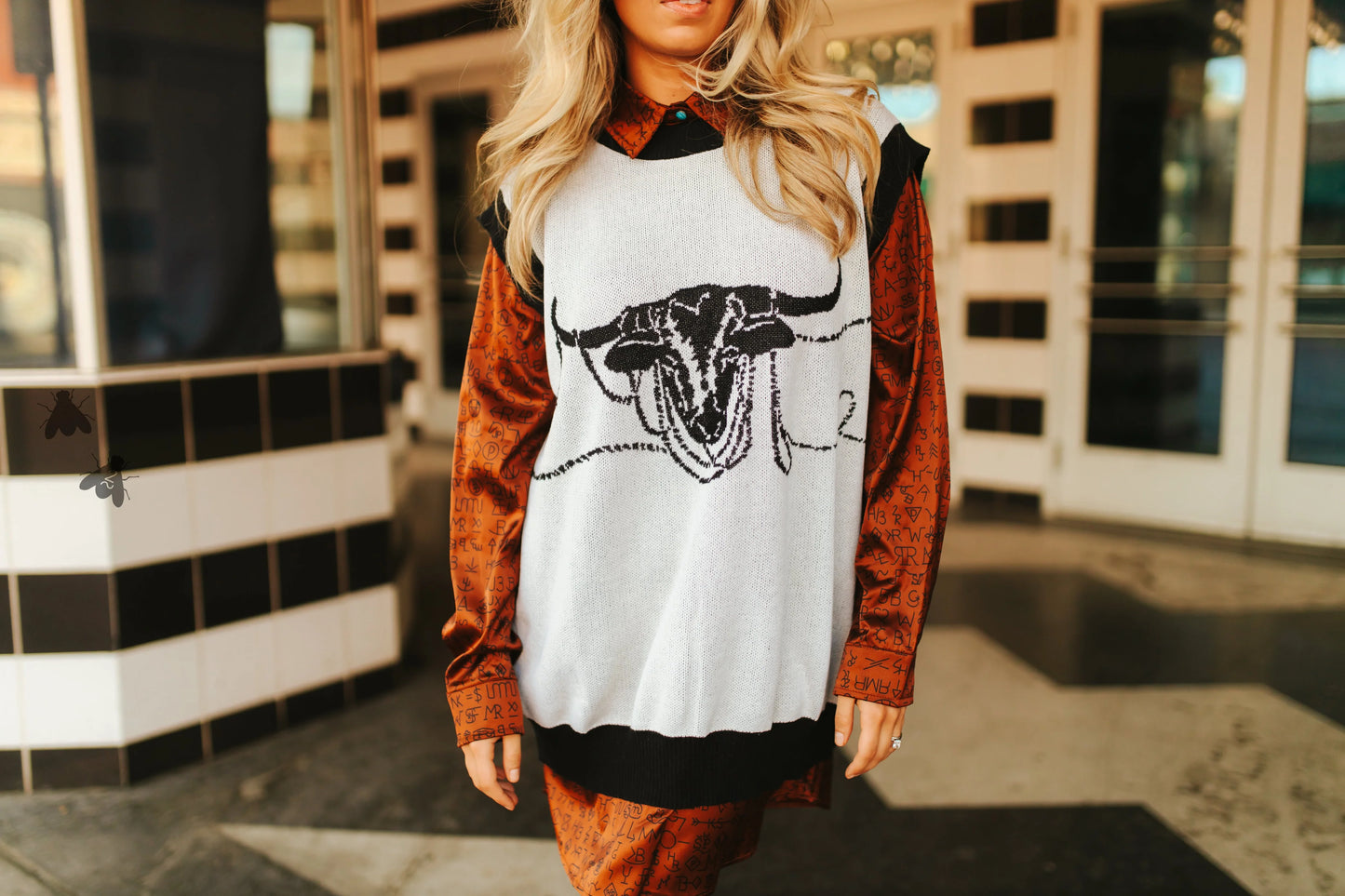 The Longhorn Oversized Vest