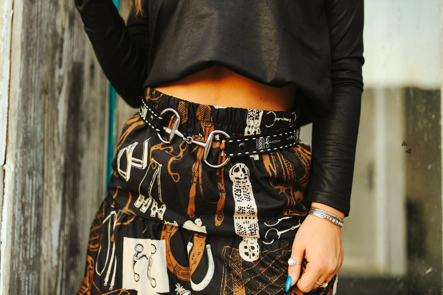 Equestrian Maxi Skirt