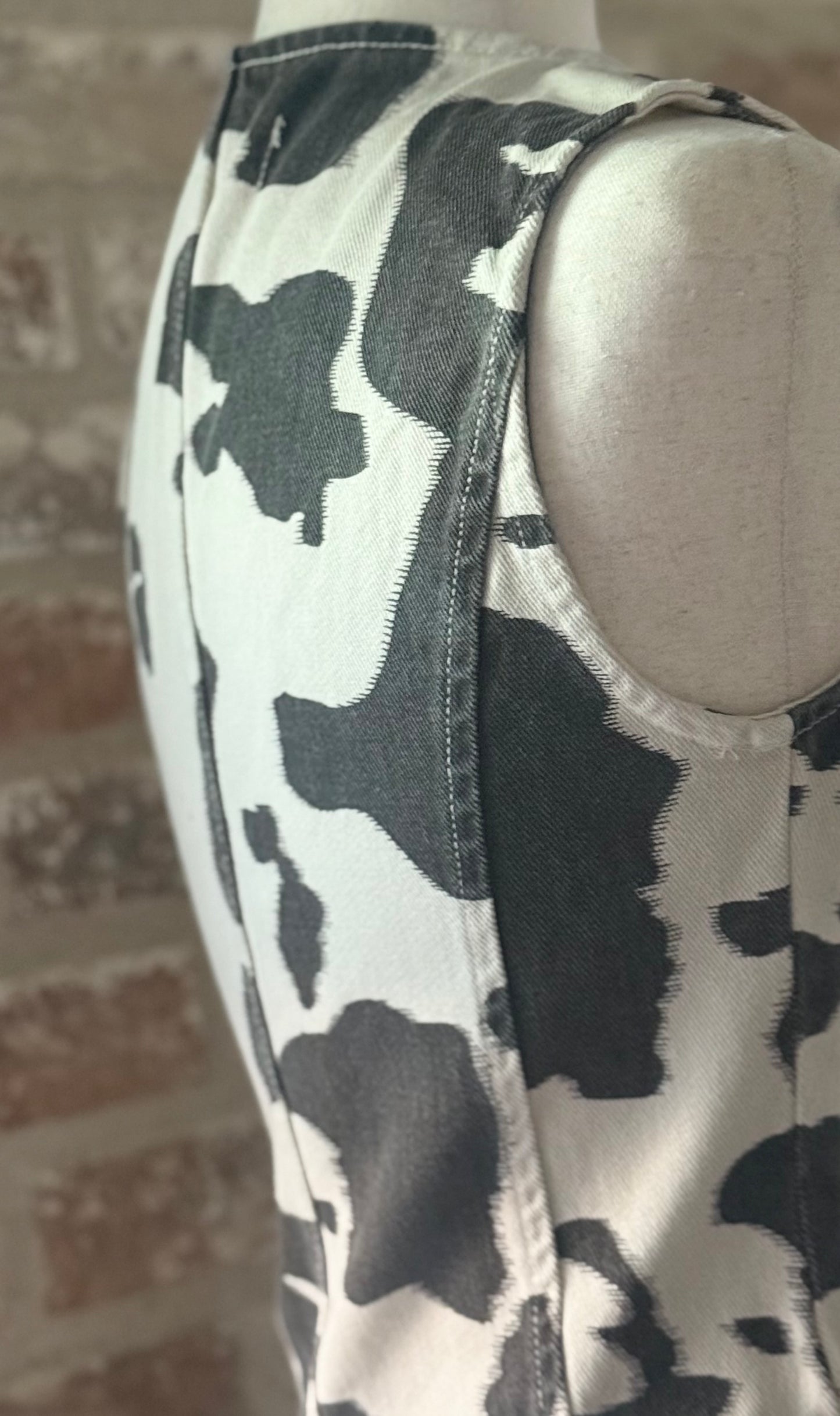 The Cow  Printed Vest