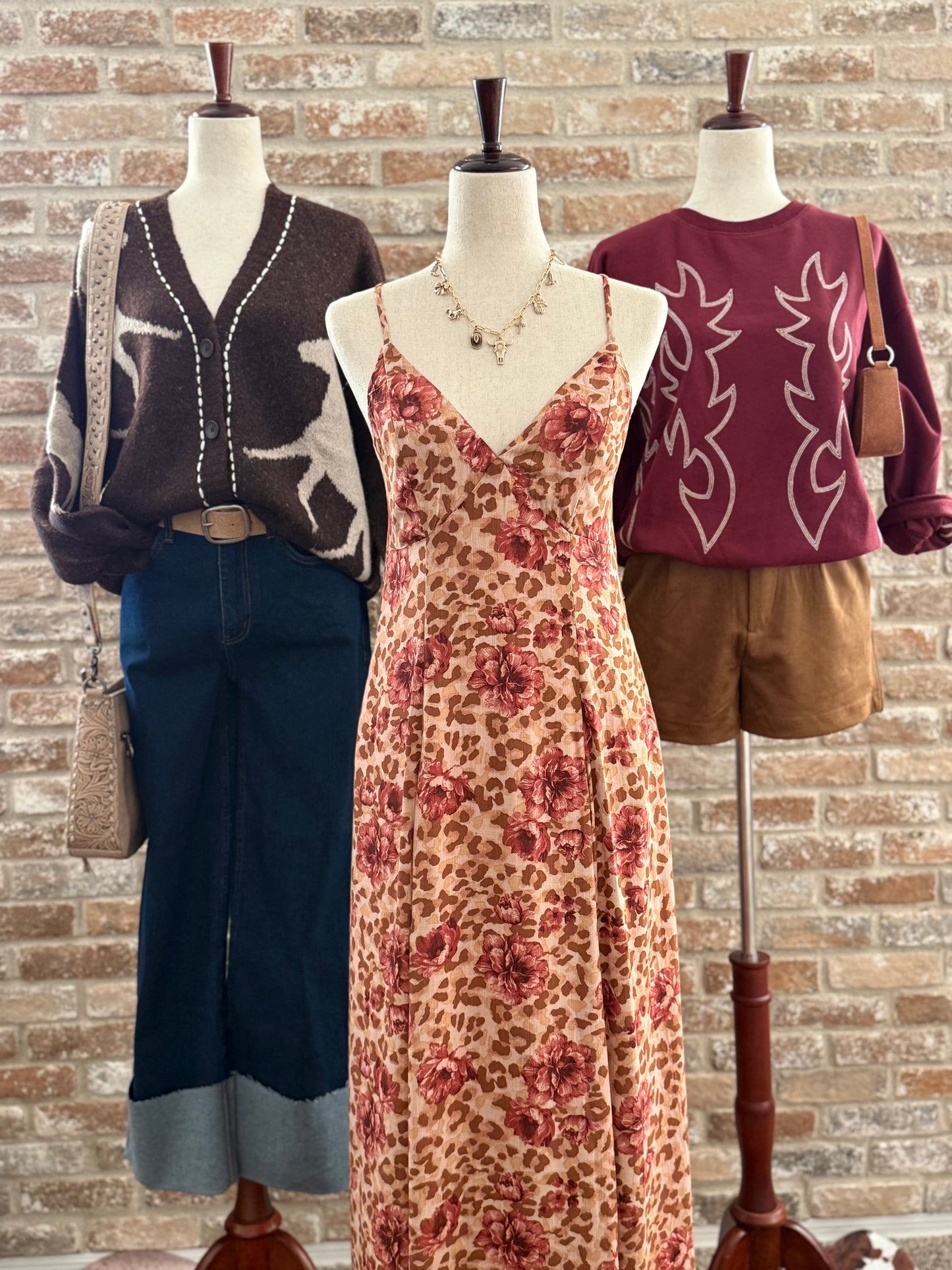 Rosa Salvaje Maxi Dress