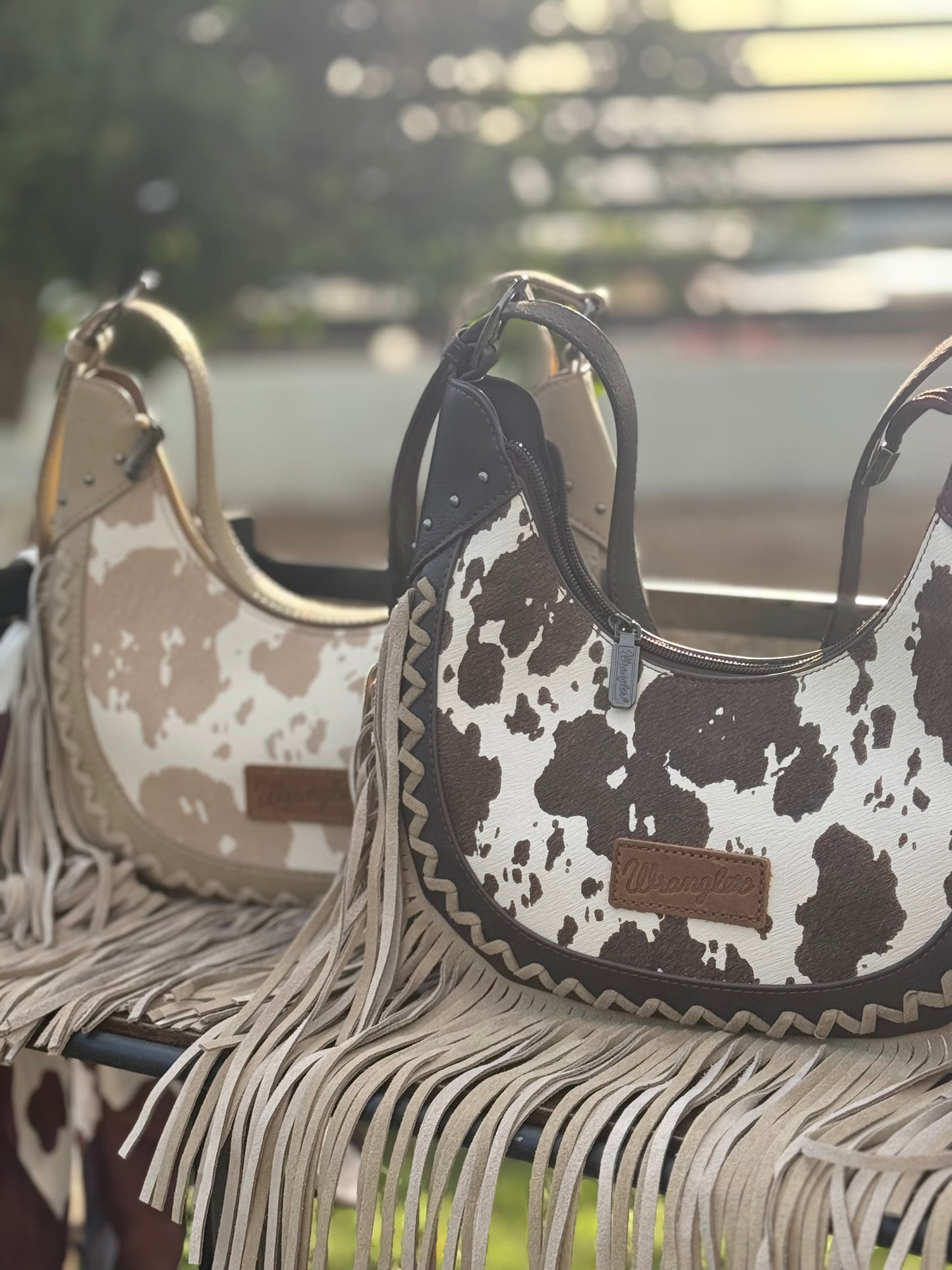 The Wrangler Cow Boho Bag