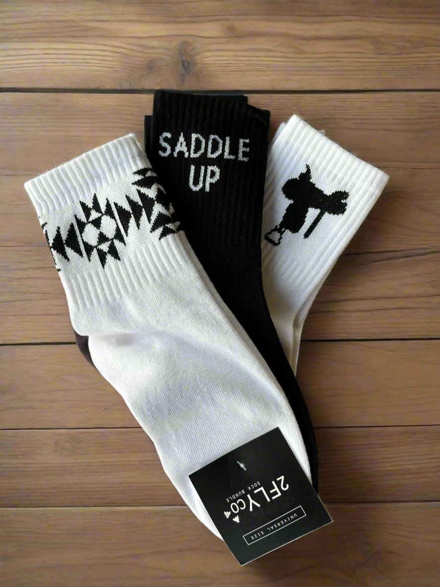Saddle Me Up Socks