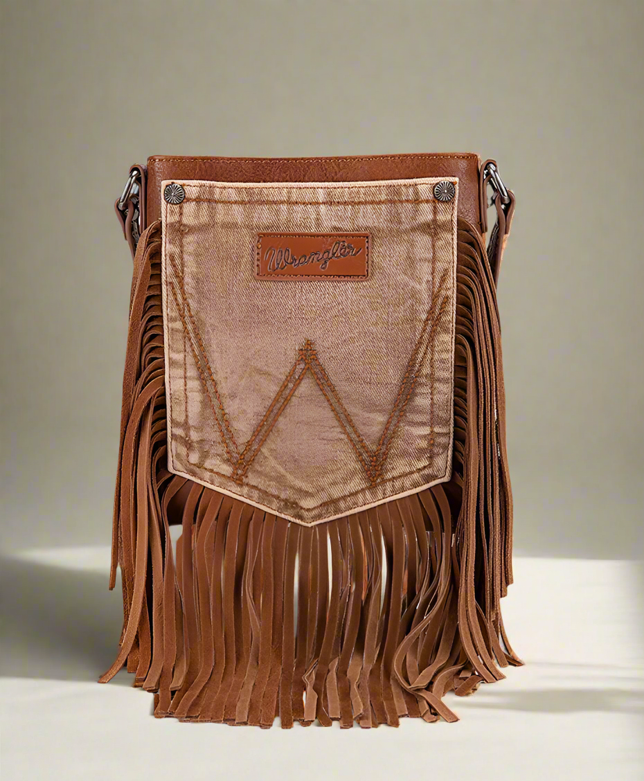 Wrangler denim pocket  crossbody bag