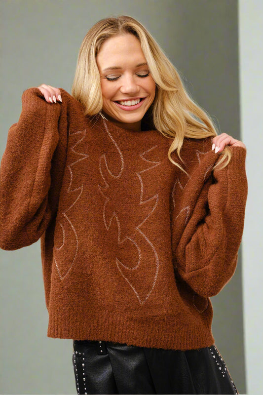 In my Boots Crewneck Sweater