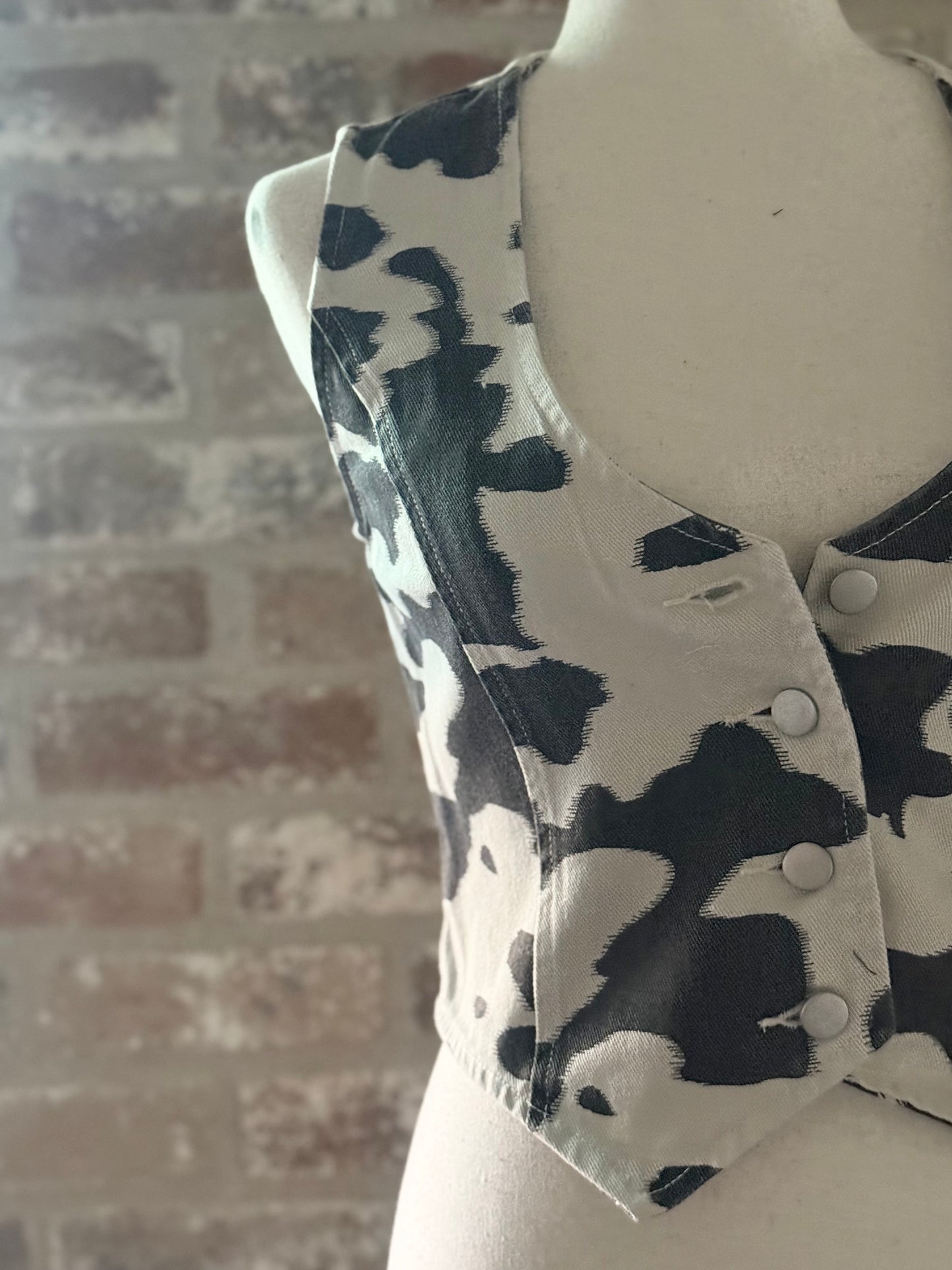 The Cow  Printed Vest
