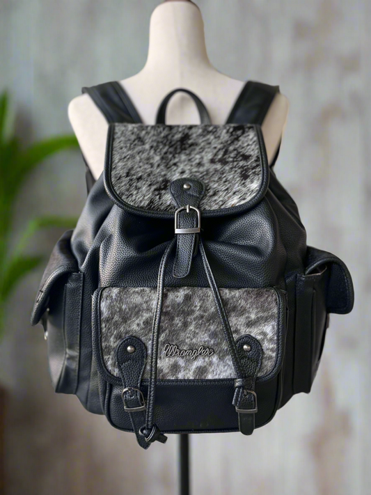 Cowhide backpack