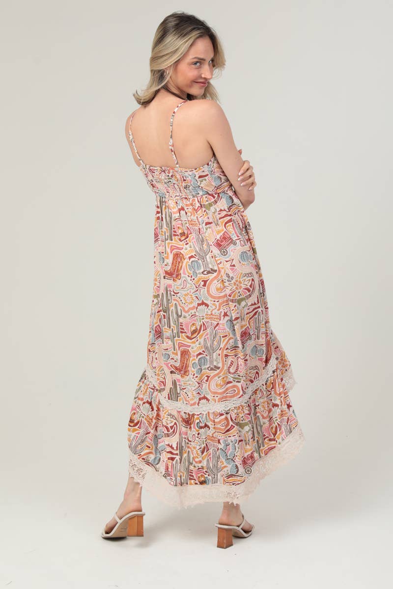 The Boho Western Maxi Dress