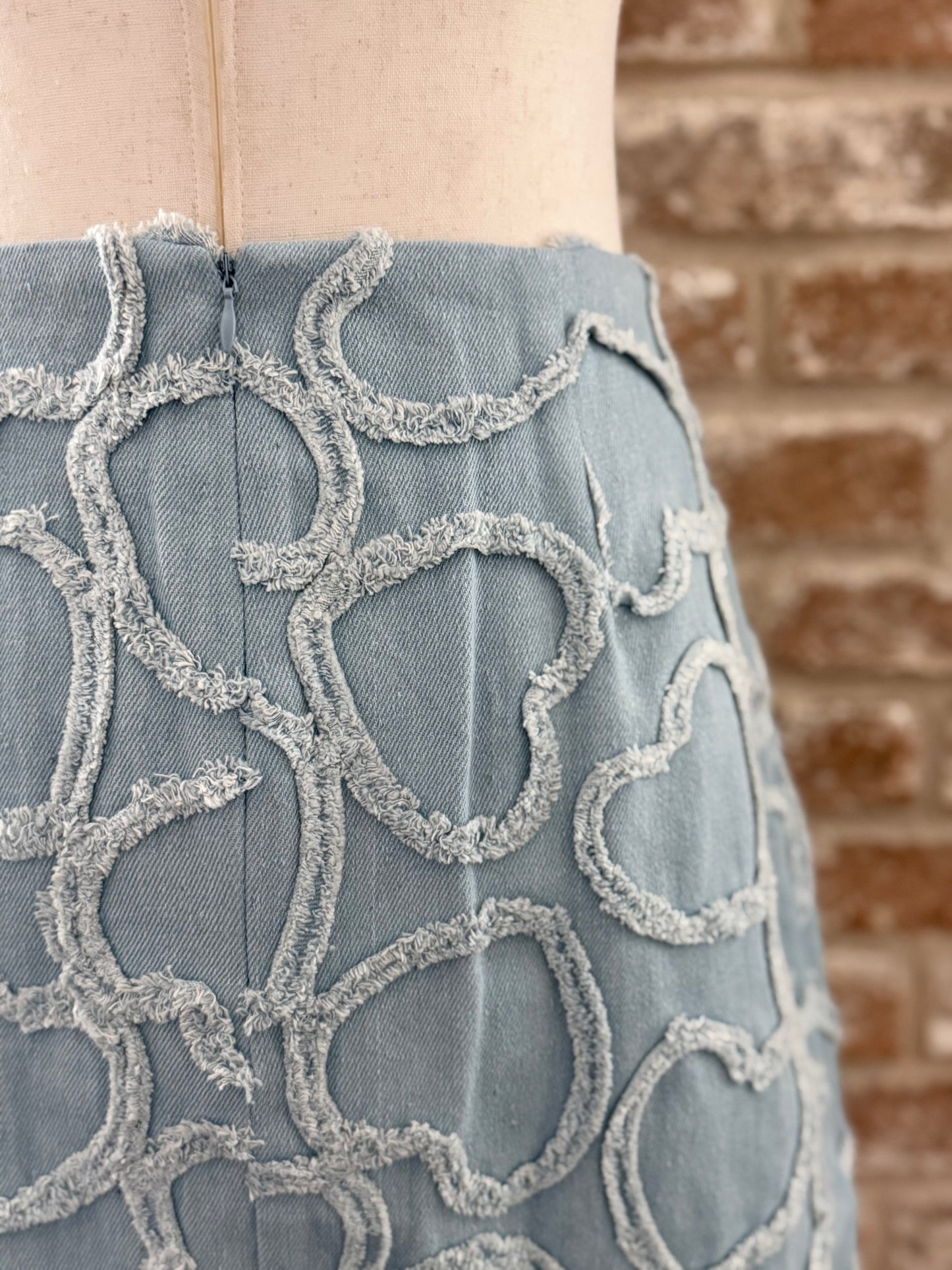 Corazon de Melon  Denim Mini Skirt