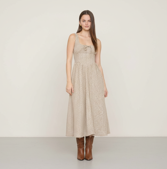 The Dorothy Corset  Midi Dress