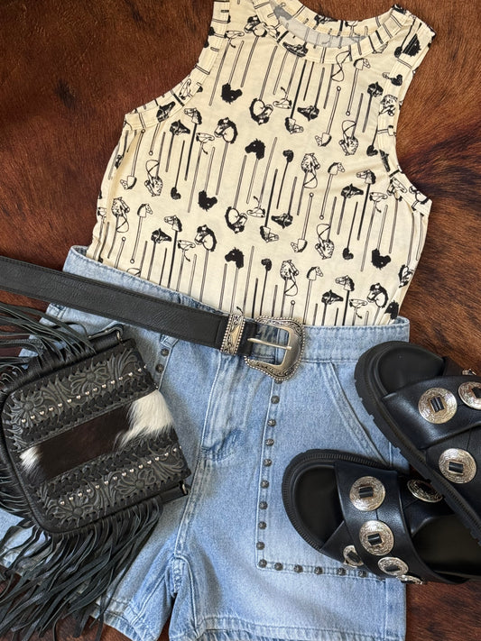 The Vintage Pony Muscle Tank