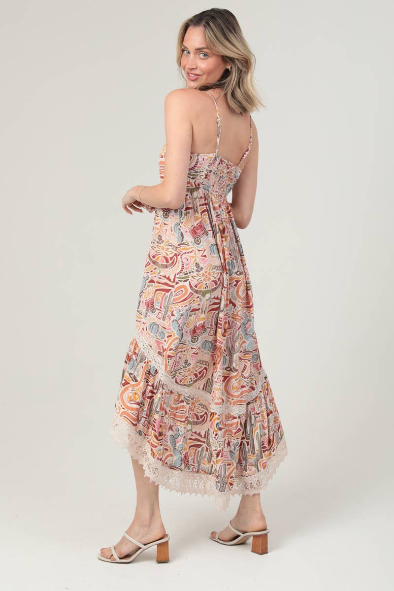 The Boho Western Maxi Dress
