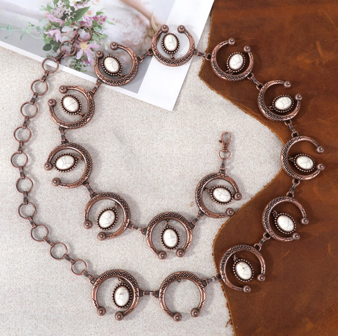 Wrangler The Rustic stone Chain belt
