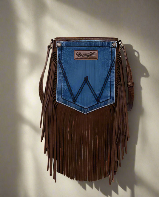 Wrangler denim pocket  crossbody bag