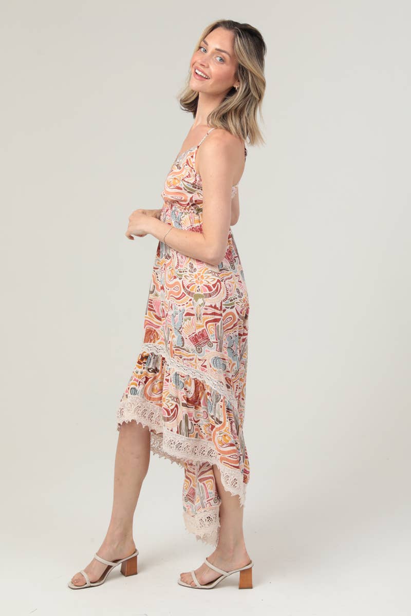The Boho Western Maxi Dress