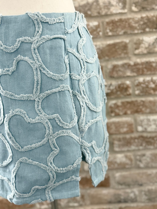 Corazon de Melon  Denim Mini Skirt