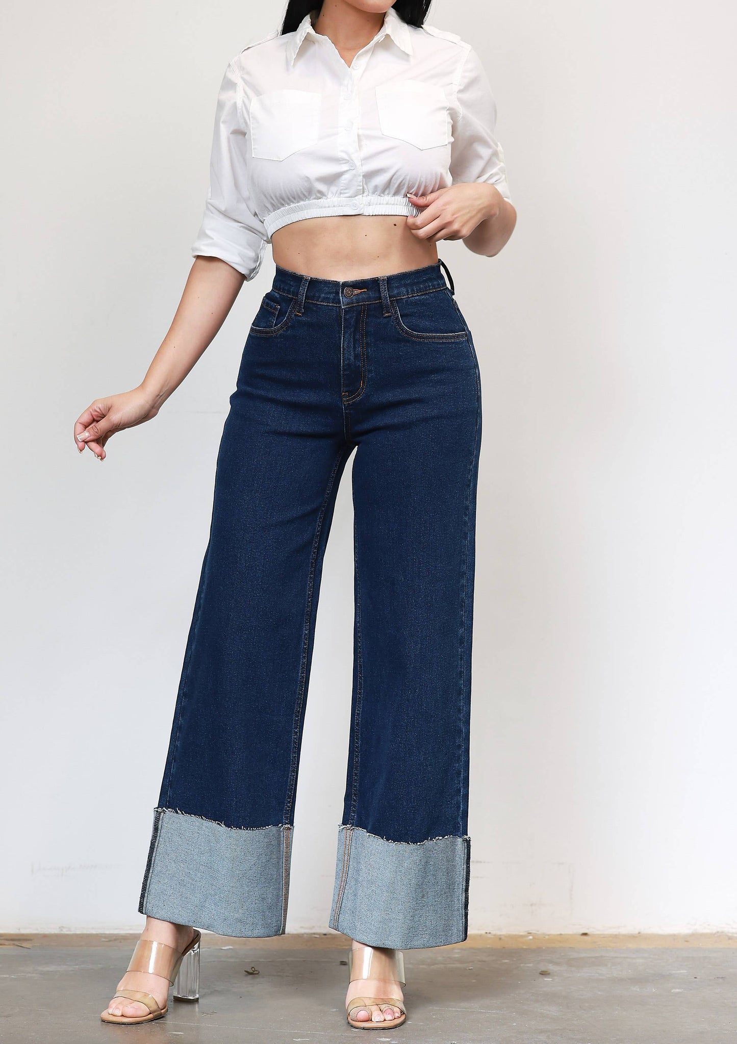 Cuff Up Butter Cup Jeans