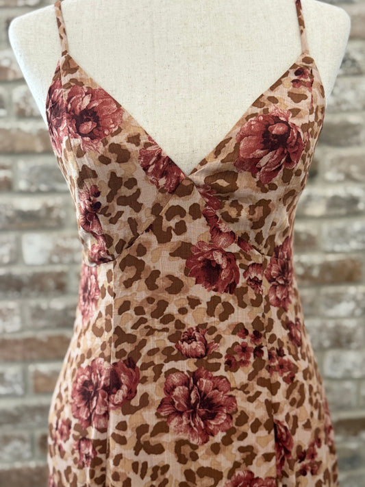 Rosa Salvaje Maxi Dress