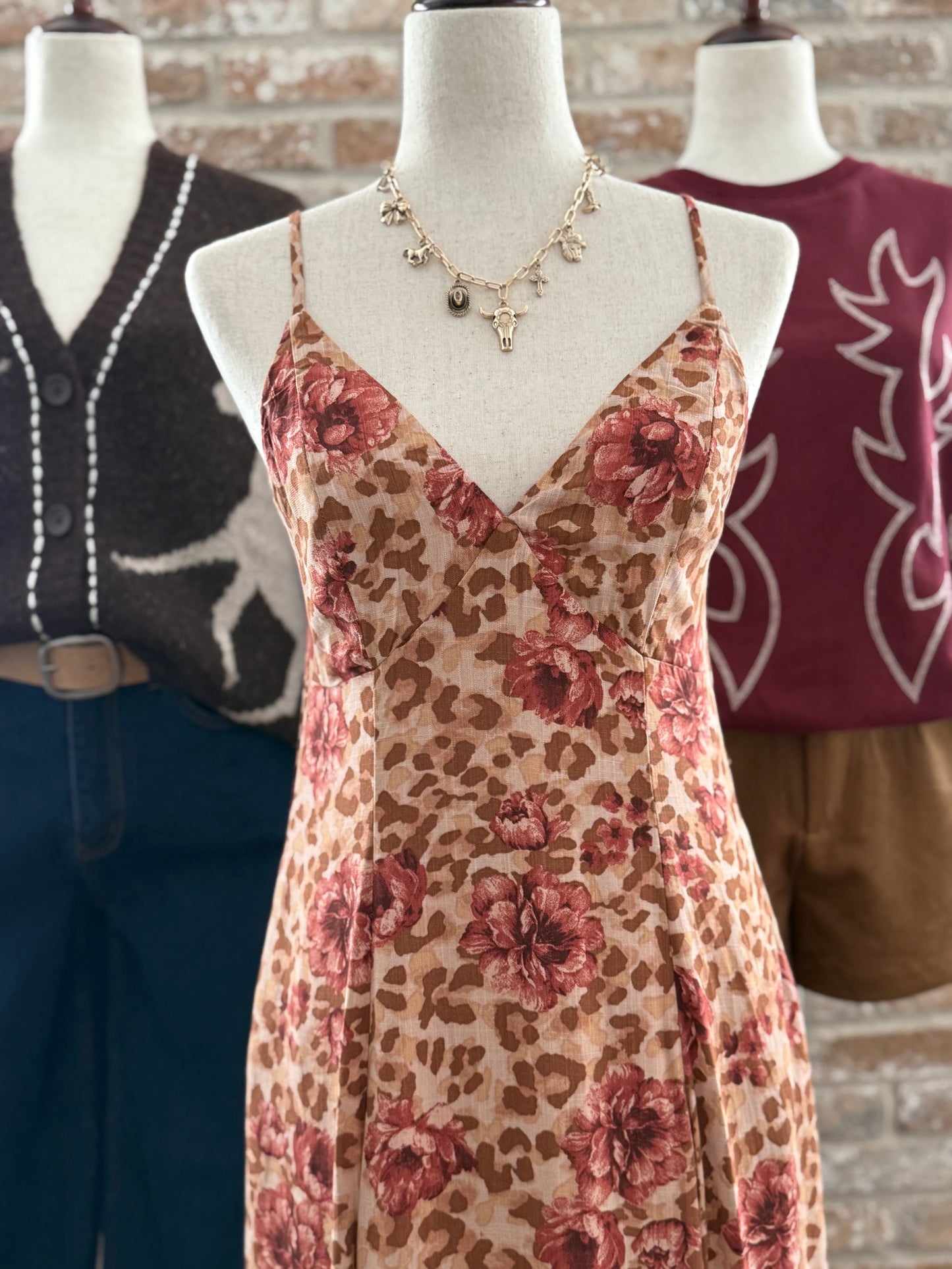 Rosa Salvaje Maxi Dress