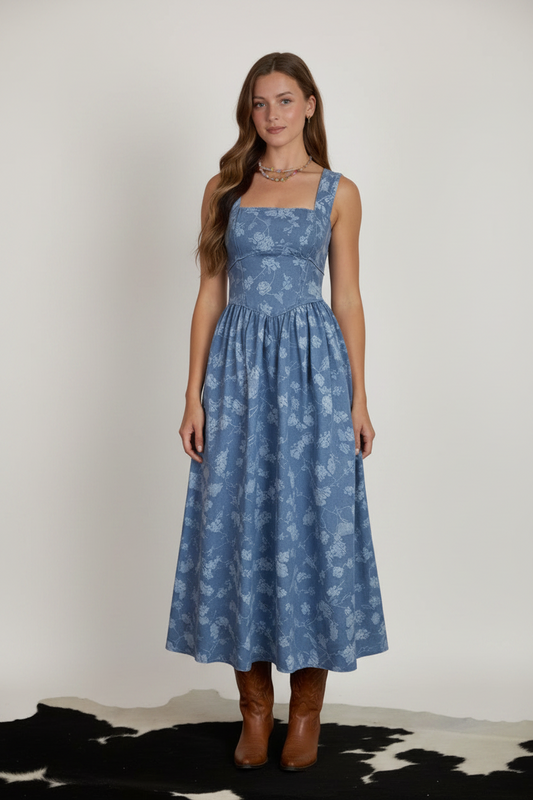 La Rosa Denim Dress