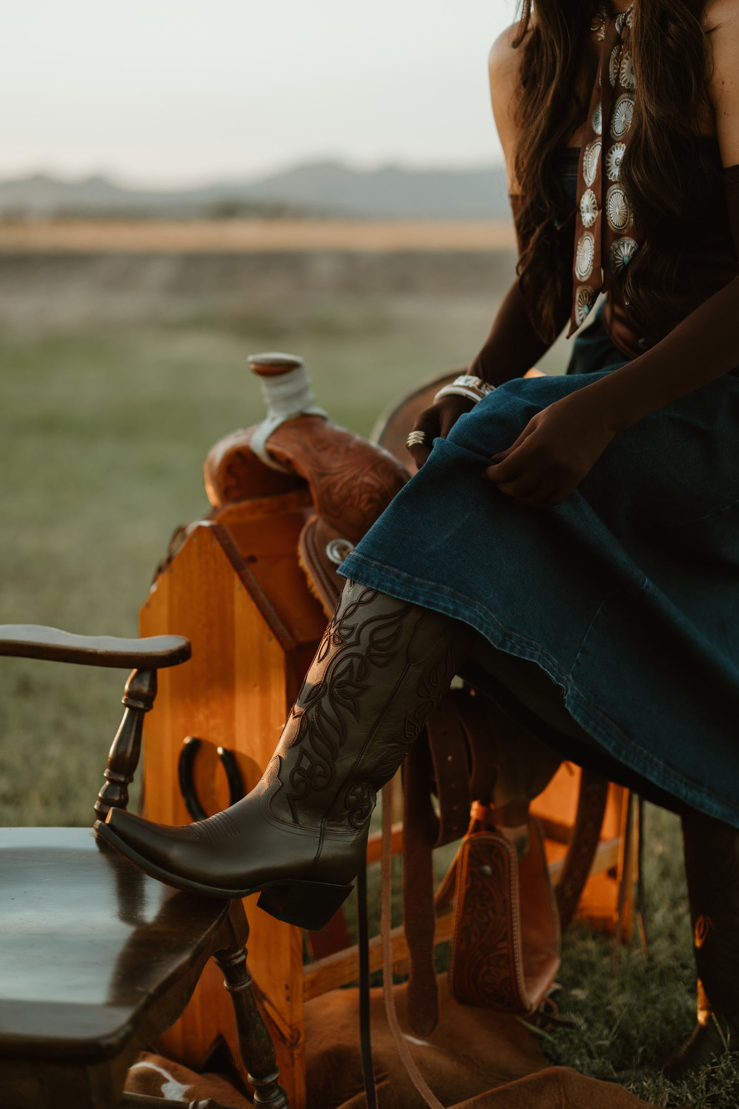 The Rock'em Sally Midi Boot