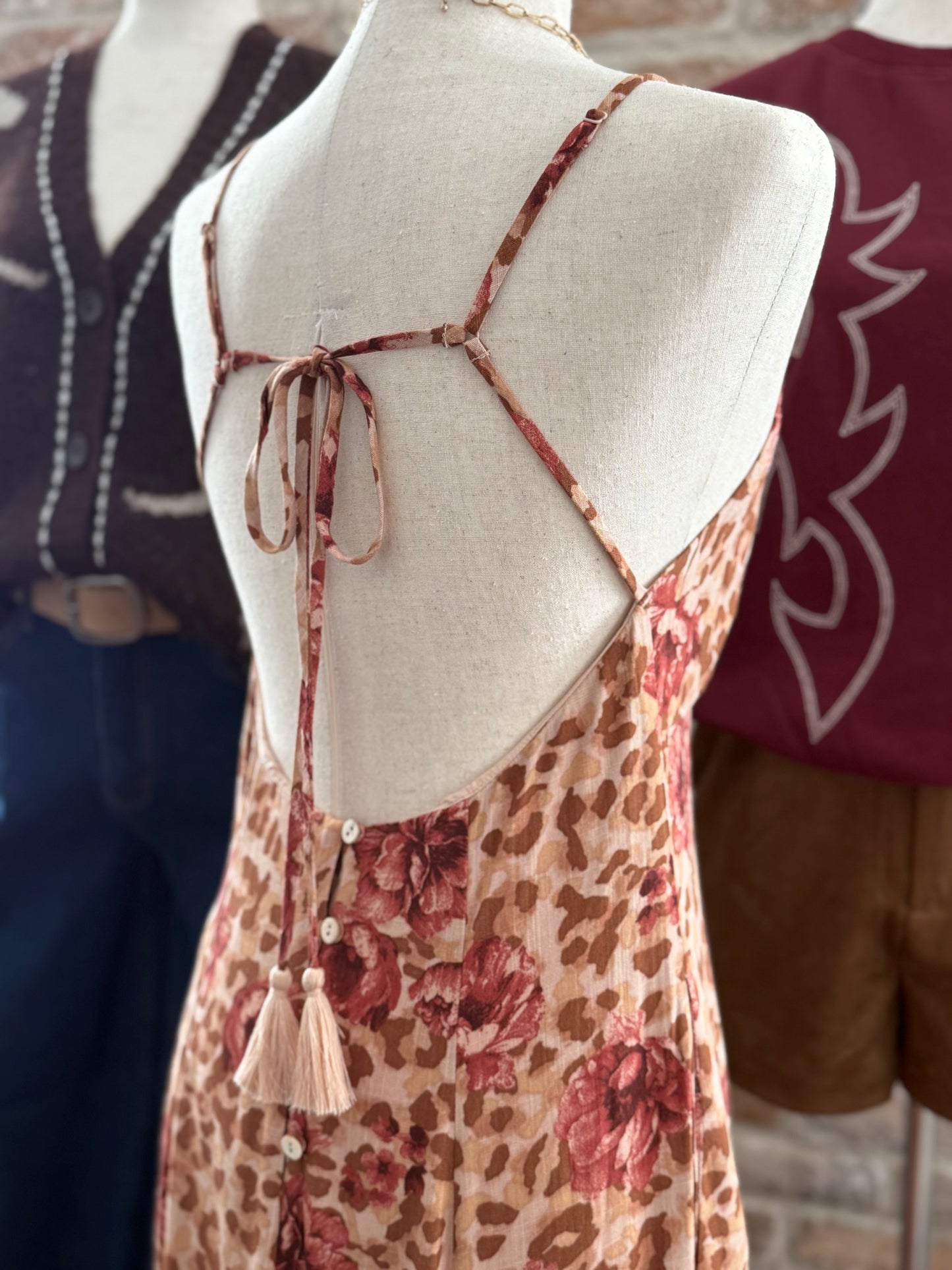 Rosa Salvaje Maxi Dress