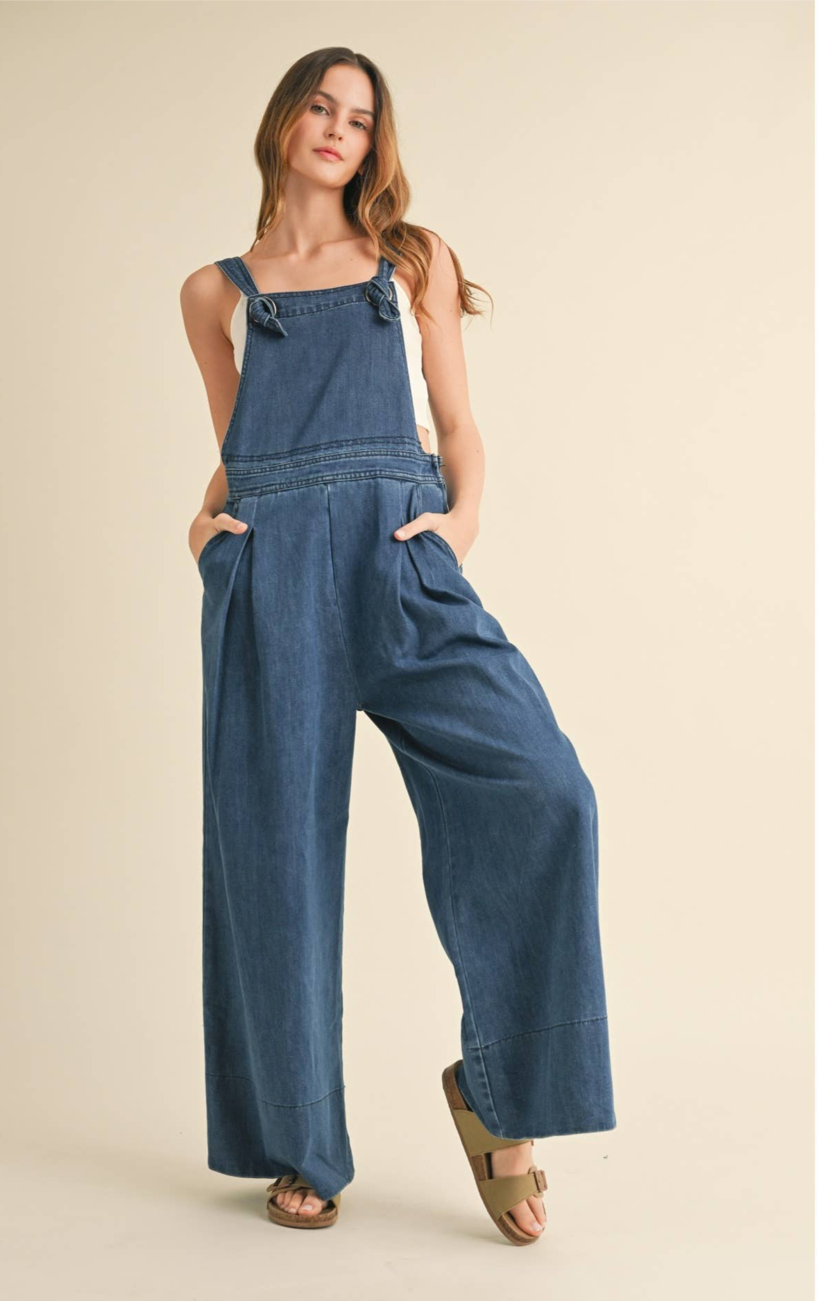 The Homestead Wide Leg Overalls