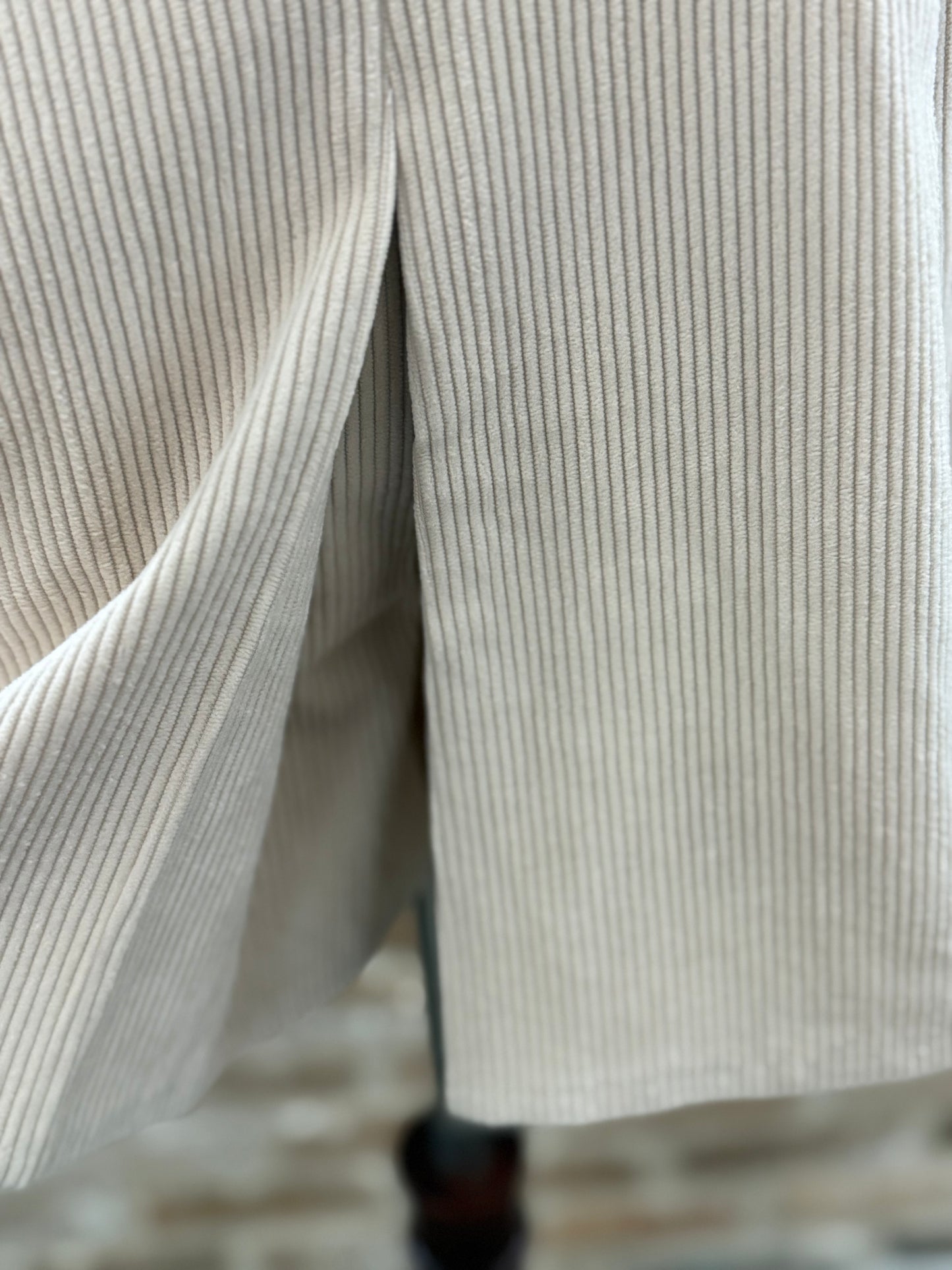 The Pleated Corduroy Skort