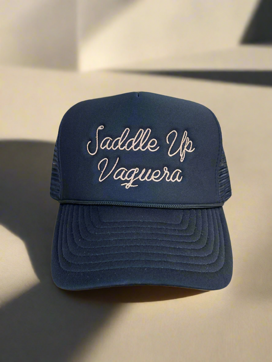 Saddle Up Vaquera Trucker Hat