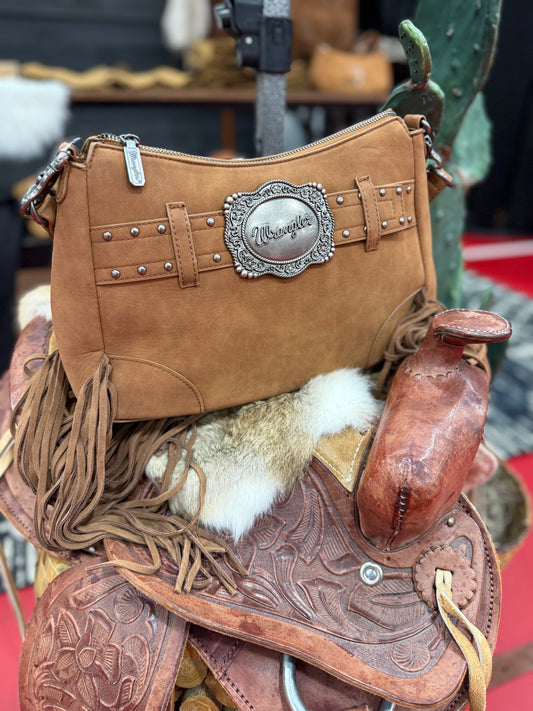 The Buckle Fringe CrossBody Bag