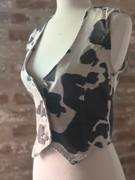 The Cow  Printed Vest