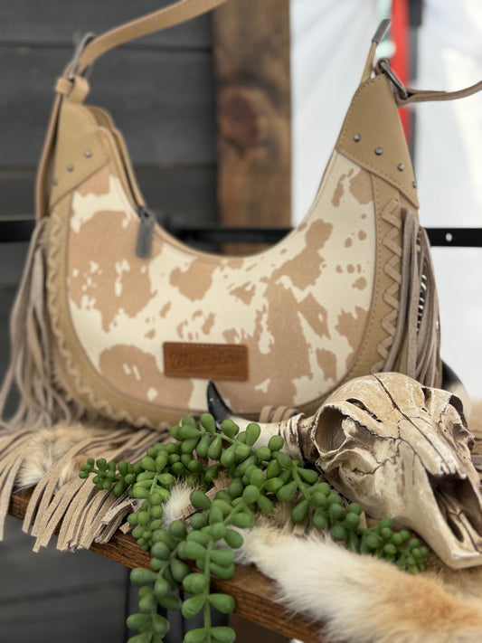 The Wrangler Cow Boho Bag