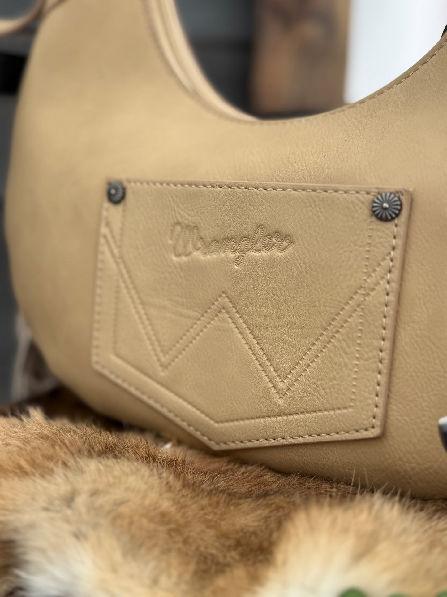 The Wrangler Cow Boho Bag