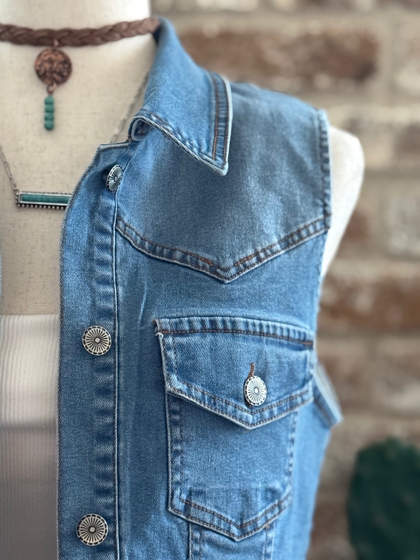 Austin Denim Vest