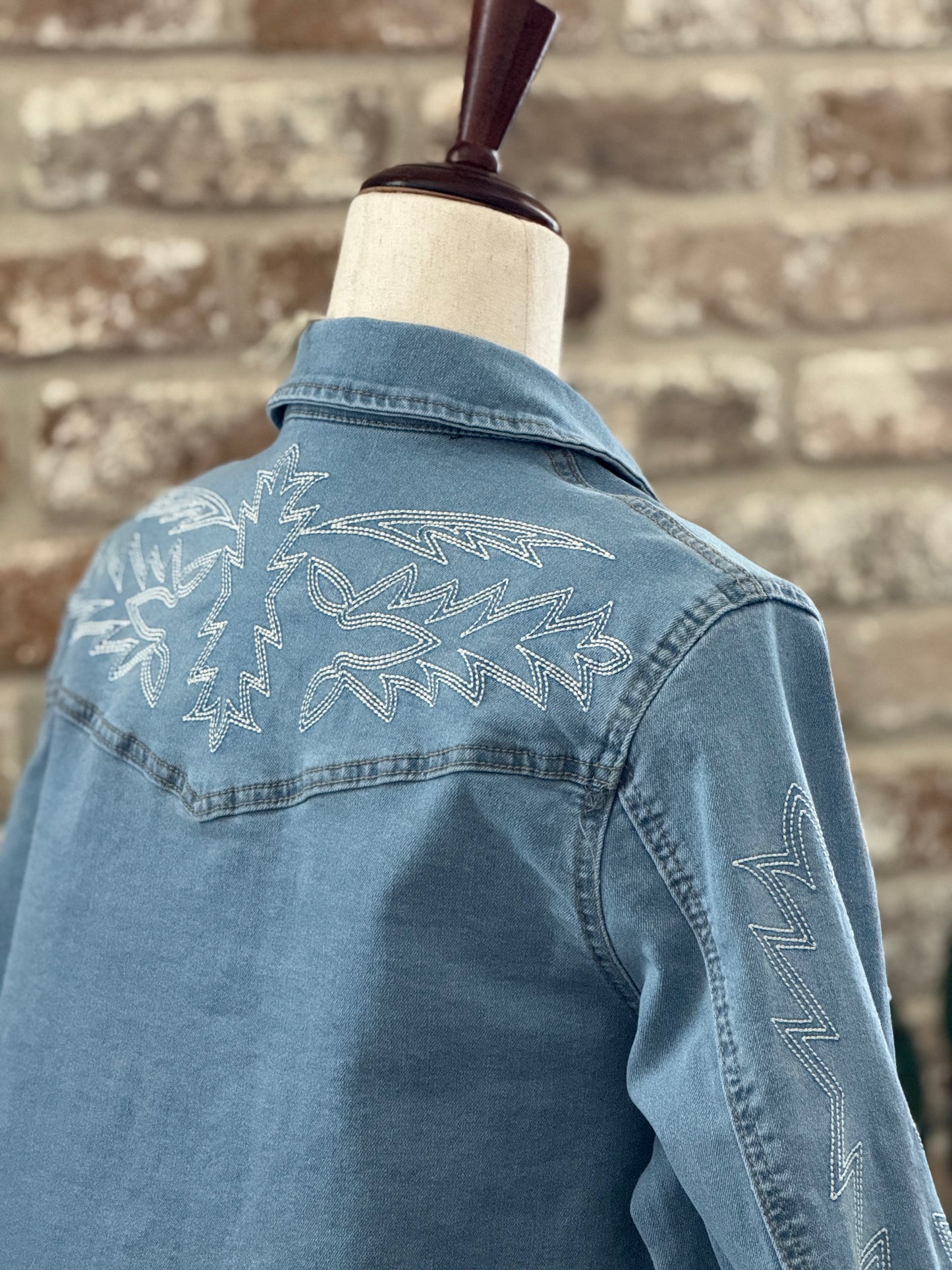 El Paso Boot Stitch Denim Jacket