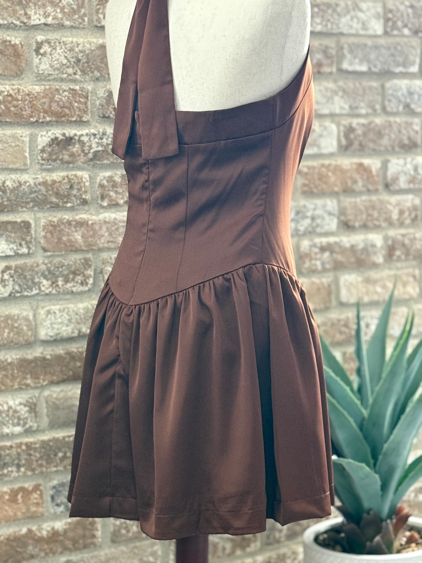 CAFE CON RON HALTER DRESS