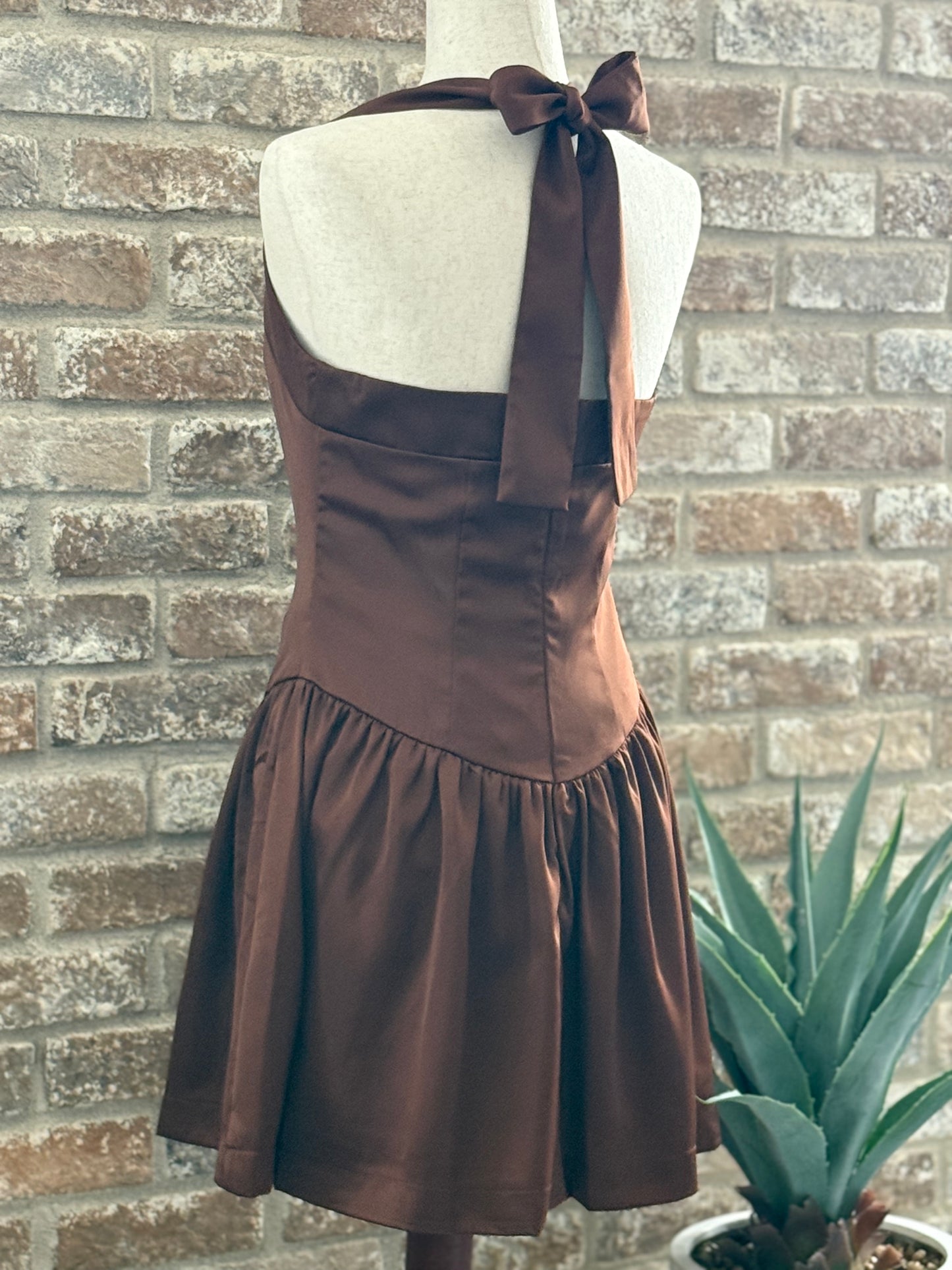 CAFE CON RON HALTER DRESS