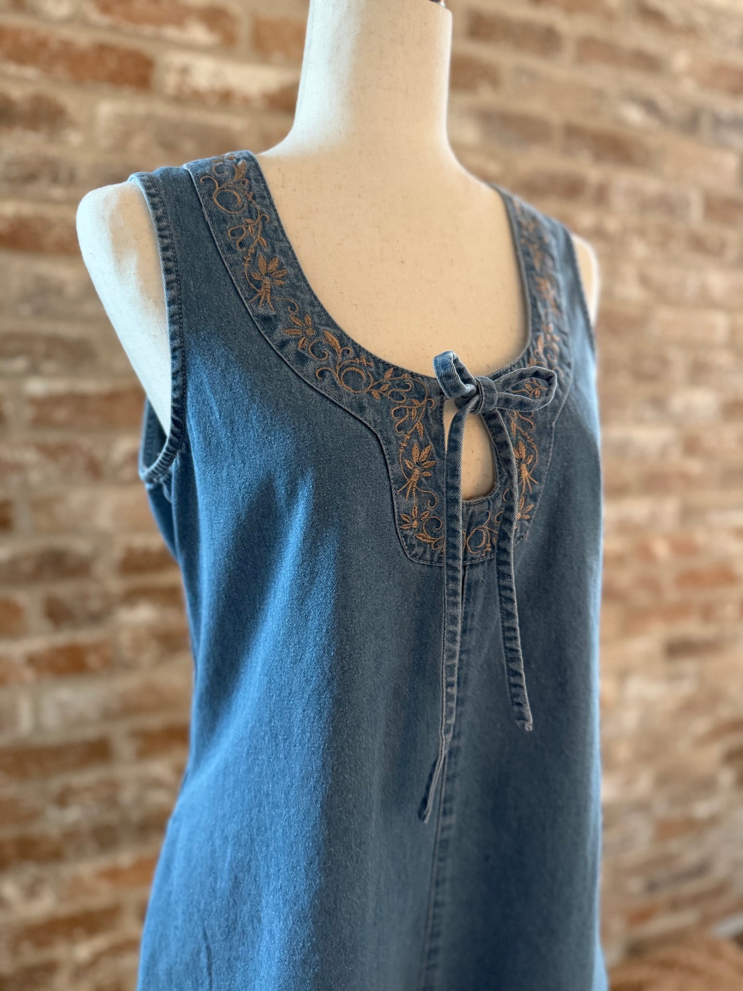 The Josie Denim Romper