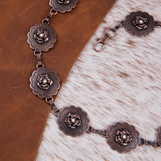 Wrangler Rustic Concho Chain  Belt